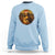 Chritsmas Mona Lisa Sweatshirt Funny Holiday Kitty Lover - Wonder Print Shop