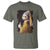 Funny Cat With A Pearl Earring Parody Art T Shirt - Wonder Print Shop