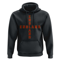 England Pride Cross Shape Typography Graphic Hoodie