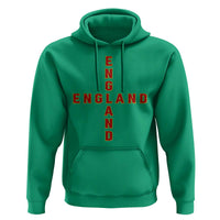 England Pride Cross Shape Typography Graphic Hoodie