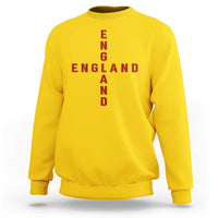 England Pride Cross Shape Typography Graphic Sweatshirt