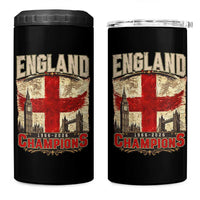 Vintage England Champions 4 in 1 Can Cooler Tumbler Proud Football Fan Heritage