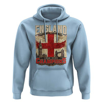 Vintage England Champions Hoodie Proud Football Fan Heritage