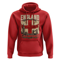 Vintage England Champions Hoodie Proud Football Fan Heritage