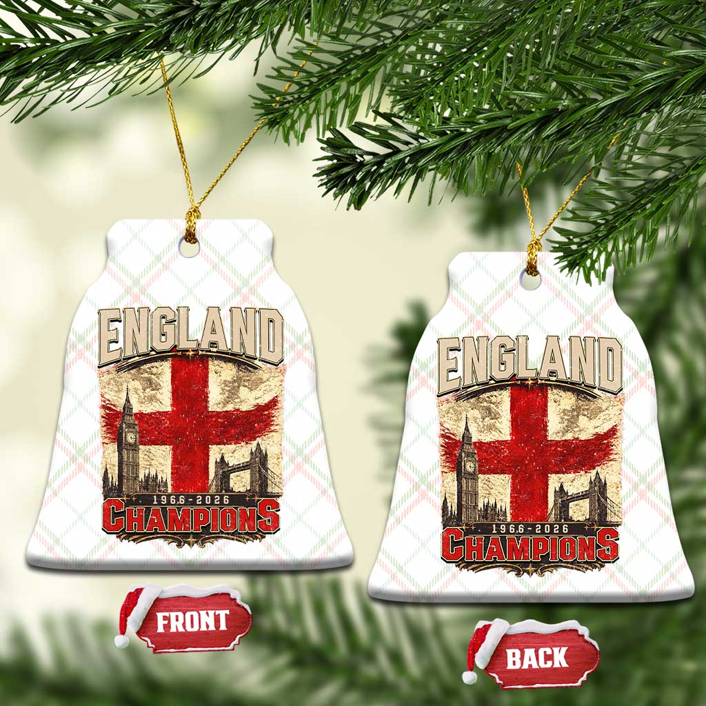 Vintage England Champions Ceramic Ornament Proud Football Fan Heritage