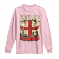 Vintage England Champions Long Sleeve Shirt Proud Football Fan Heritage