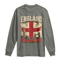Vintage England Champions Long Sleeve Shirt Proud Football Fan Heritage