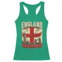 Vintage England Champions Racerback Tank Top Proud Football Fan Heritage