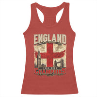 Vintage England Champions Racerback Tank Top Proud Football Fan Heritage