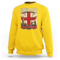 Vintage England Champions Sweatshirt Proud Football Fan Heritage