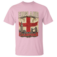 Vintage England Champions T Shirt Proud Football Fan Heritage