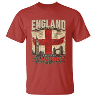 Vintage England Champions T Shirt Proud Football Fan Heritage