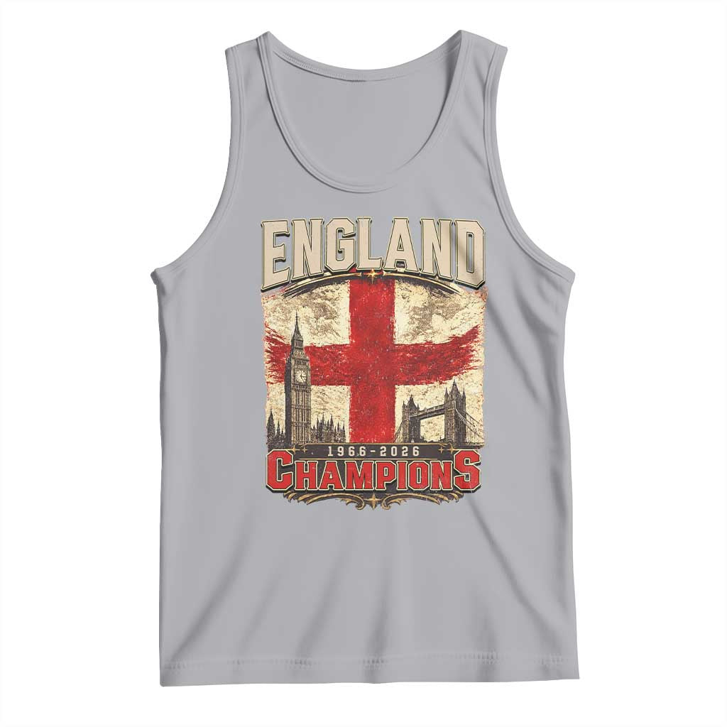Vintage England Champions Tank Top Proud Football Fan Heritage
