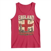 Vintage England Champions Tank Top Proud Football Fan Heritage