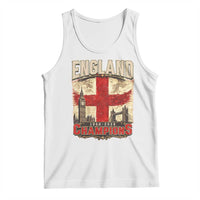 Vintage England Champions Tank Top Proud Football Fan Heritage