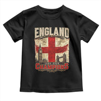 Vintage England Champions Toddler T Shirt Proud Football Fan Heritage