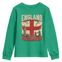 Vintage England Champions Youth Sweatshirt Proud Football Fan Heritage