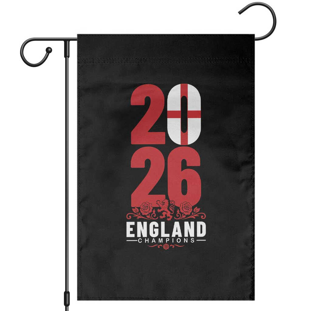 Vintage England Champions Garden Flag Football Supporter Graphic