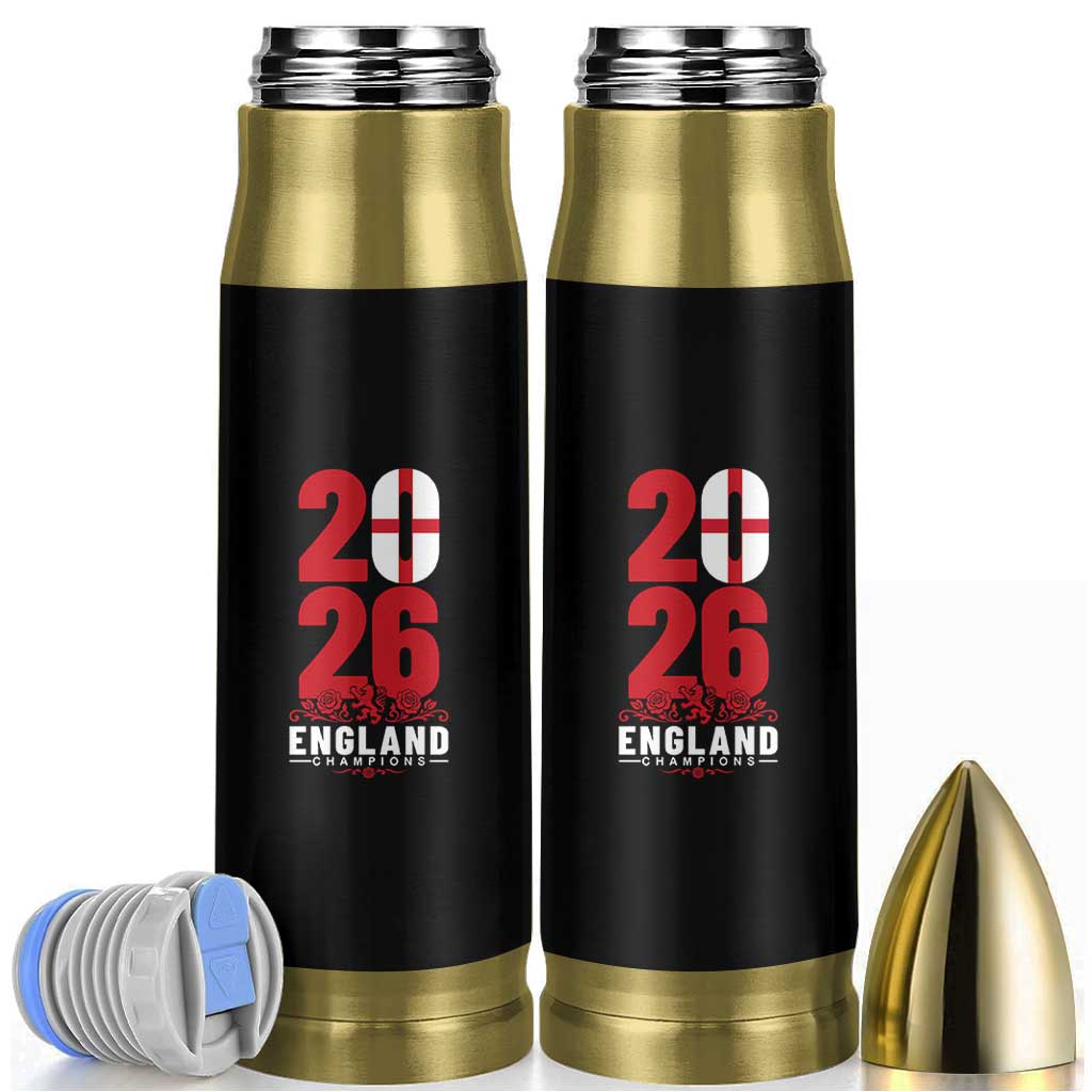 Vintage England Champions Bullet Tumbler Football Supporter Graphic