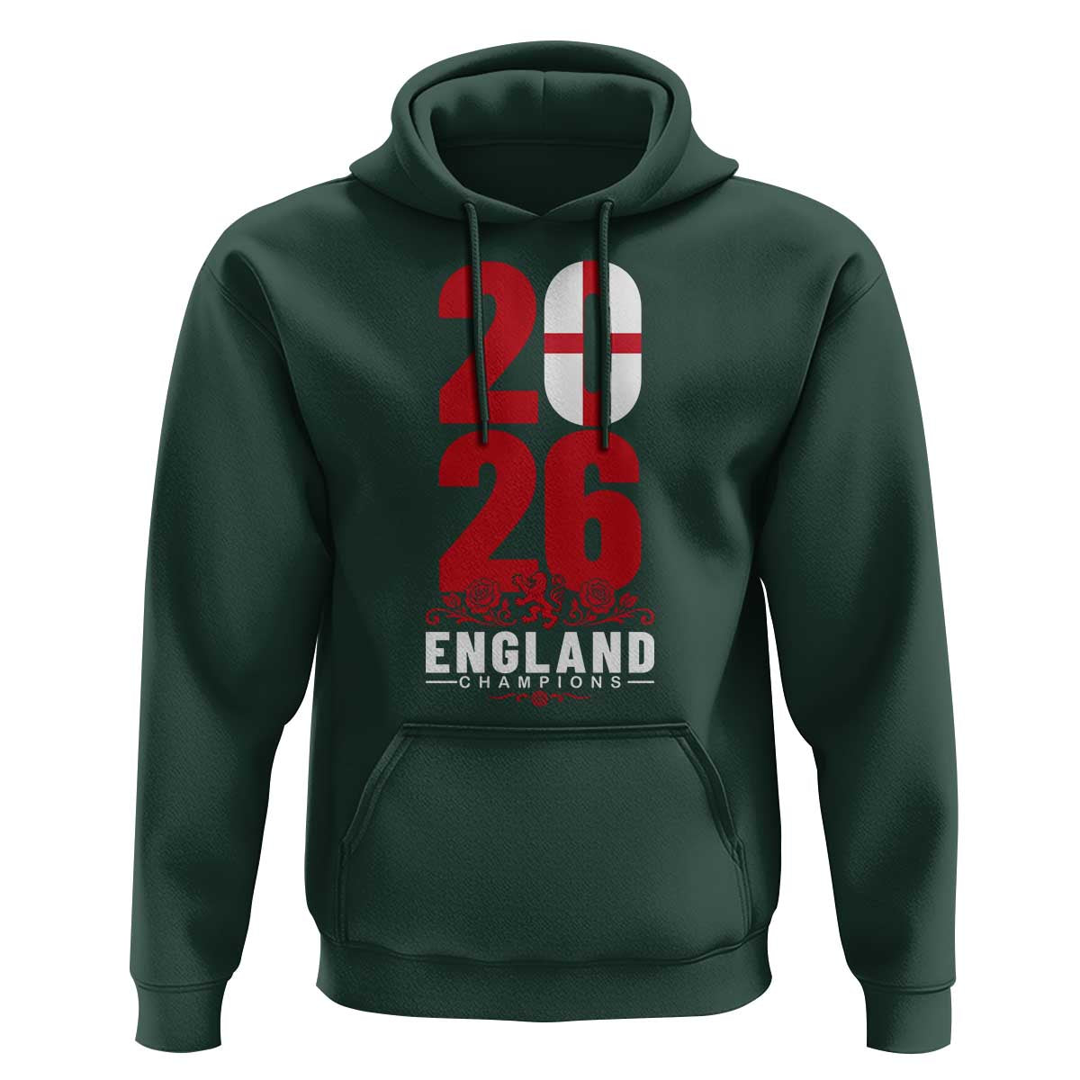 Vintage England Champions Hoodie Football Supporter Graphic