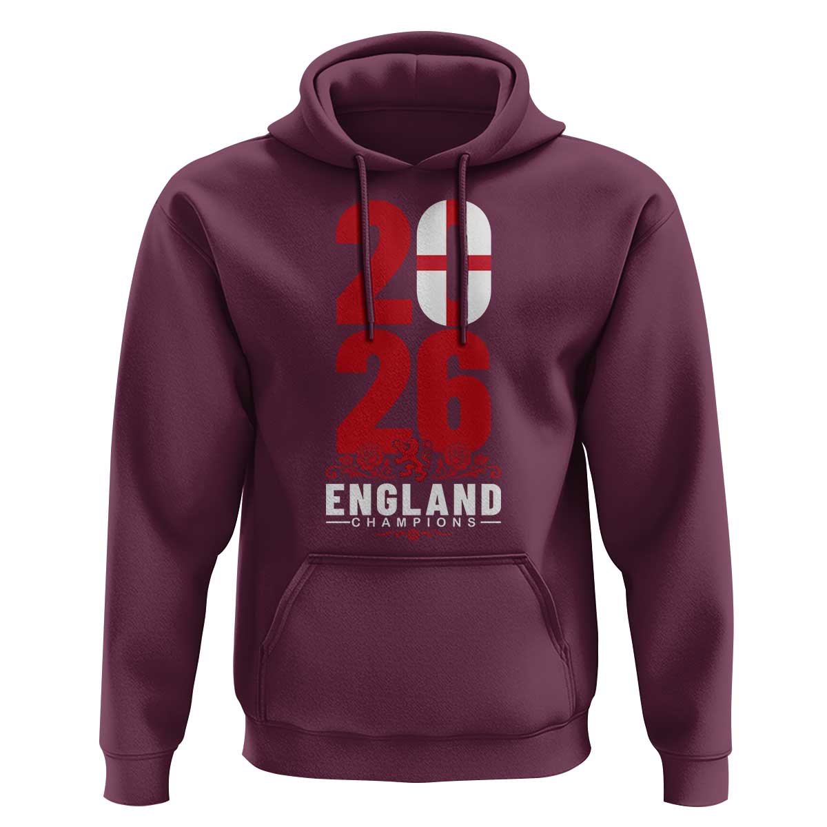 Vintage England Champions Hoodie Football Supporter Graphic