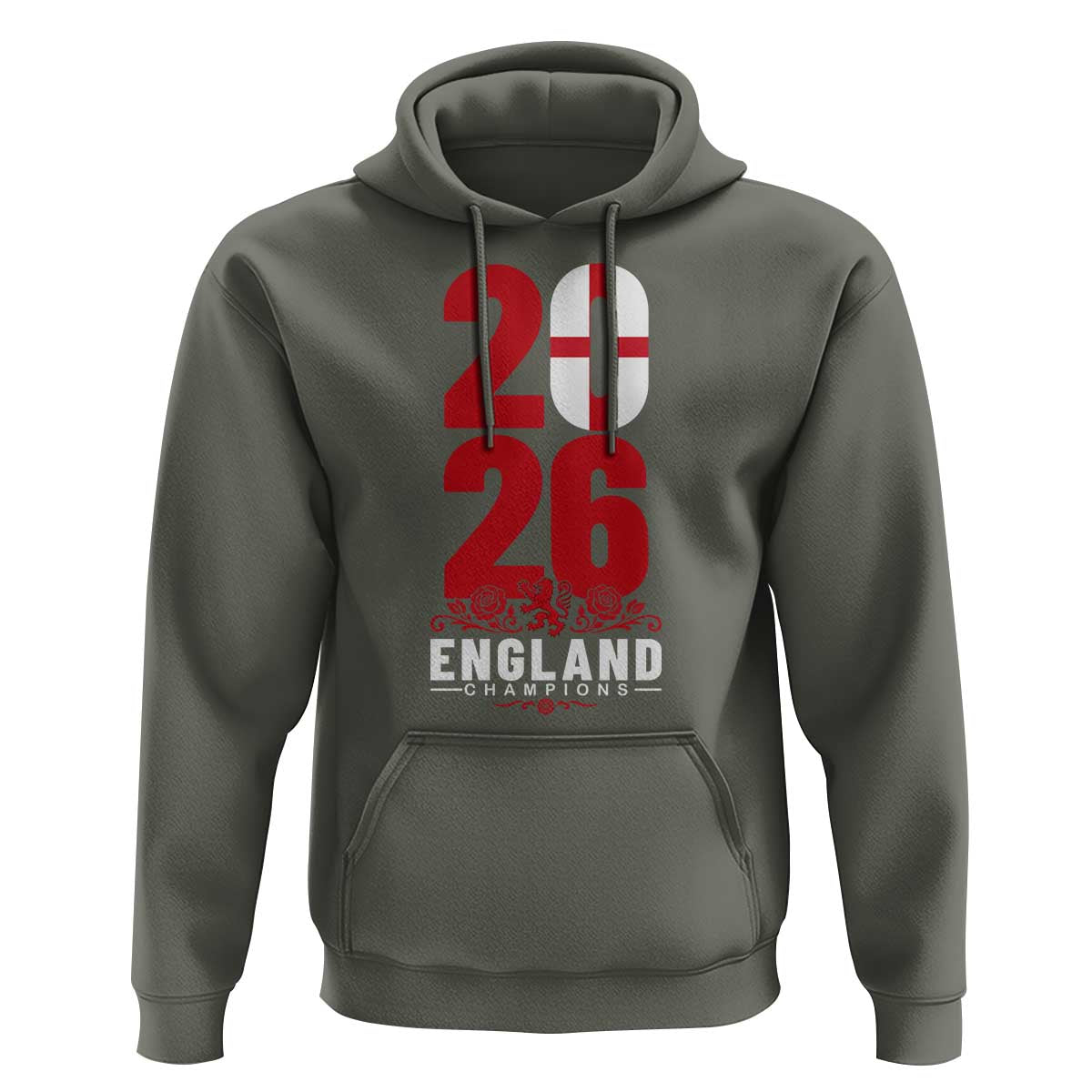 Vintage England Champions Hoodie Football Supporter Graphic