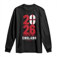 Vintage England Champions Long Sleeve Shirt Football Supporter Graphic
