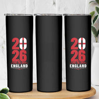 Vintage England Champions Skinny Tumbler Football Supporter Graphic