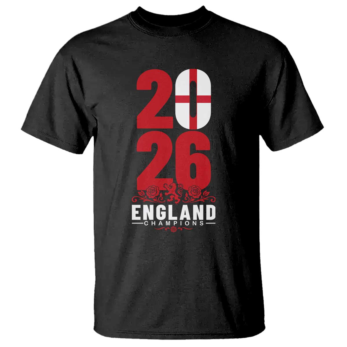 Vintage England Champions T Shirt Football Supporter Graphic