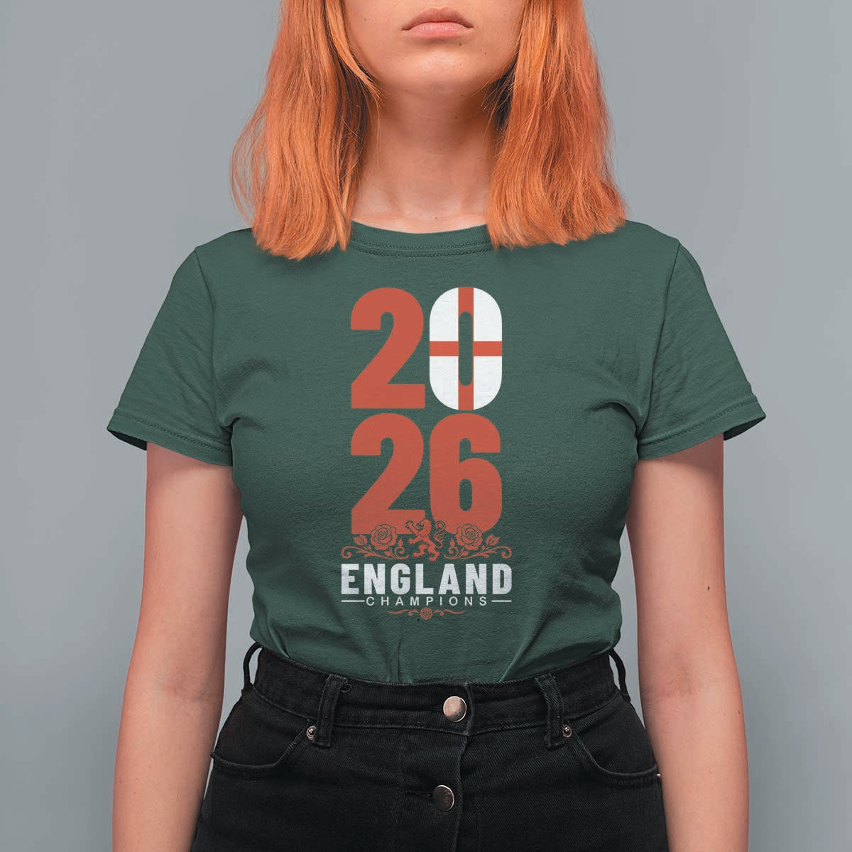 Vintage England Champions T Shirt For Women Football Supporter Graphic