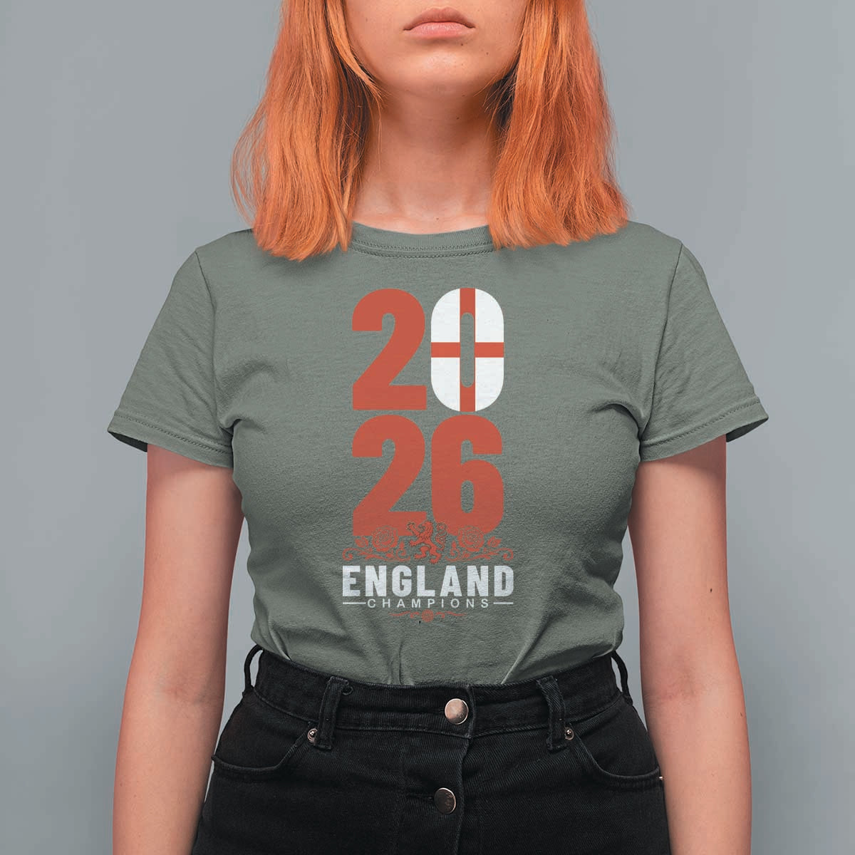Vintage England Champions T Shirt For Women Football Supporter Graphic