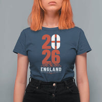Vintage England Champions T Shirt For Women Football Supporter Graphic