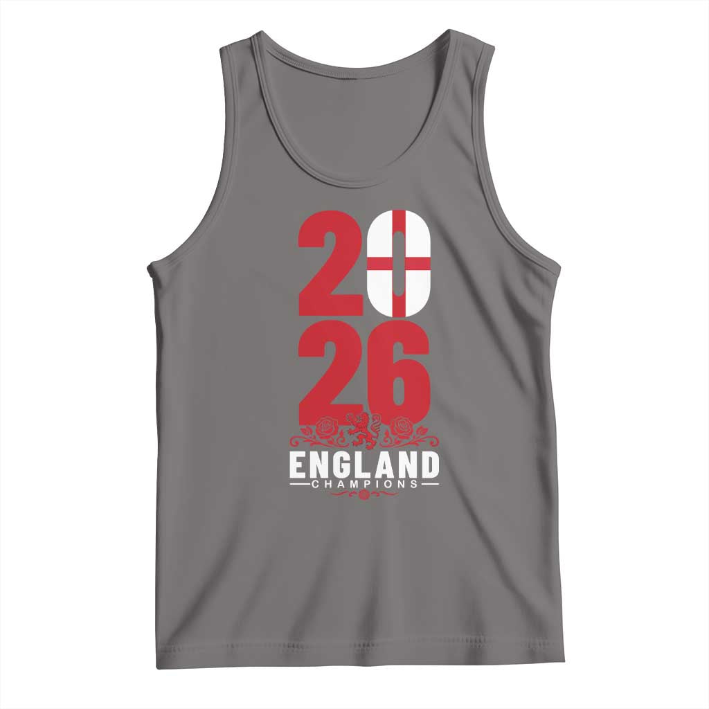 Vintage England Champions Tank Top Football Supporter Graphic