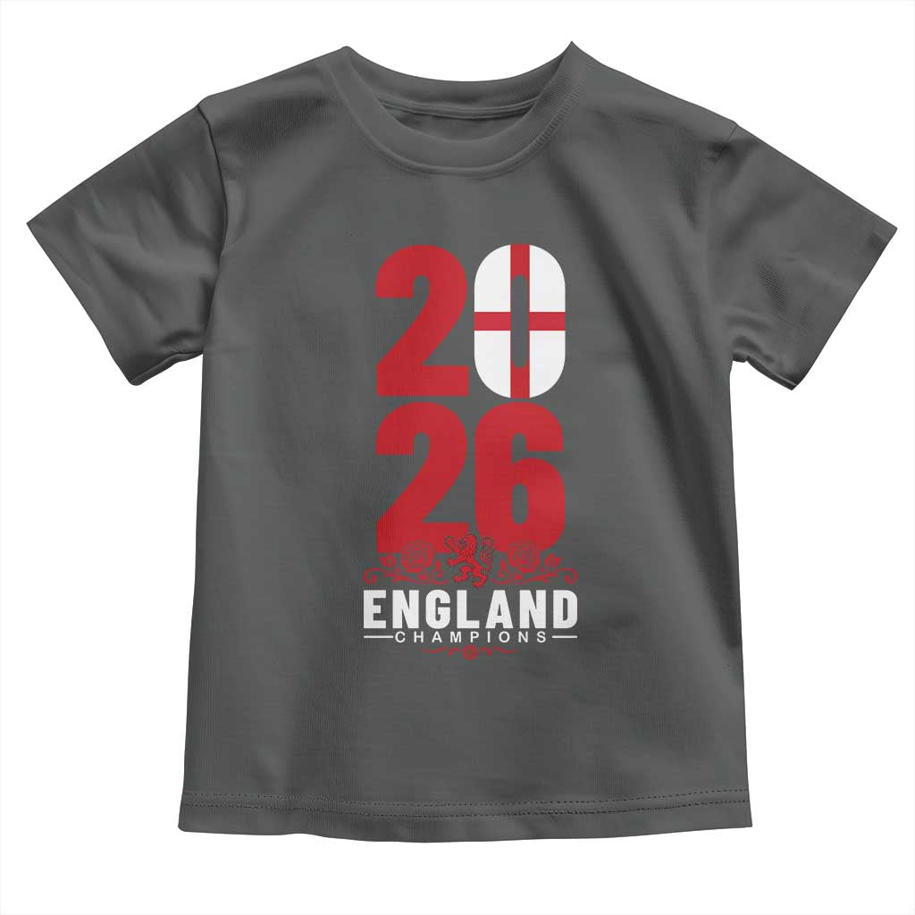 Vintage England Champions Toddler T Shirt Football Supporter Graphic