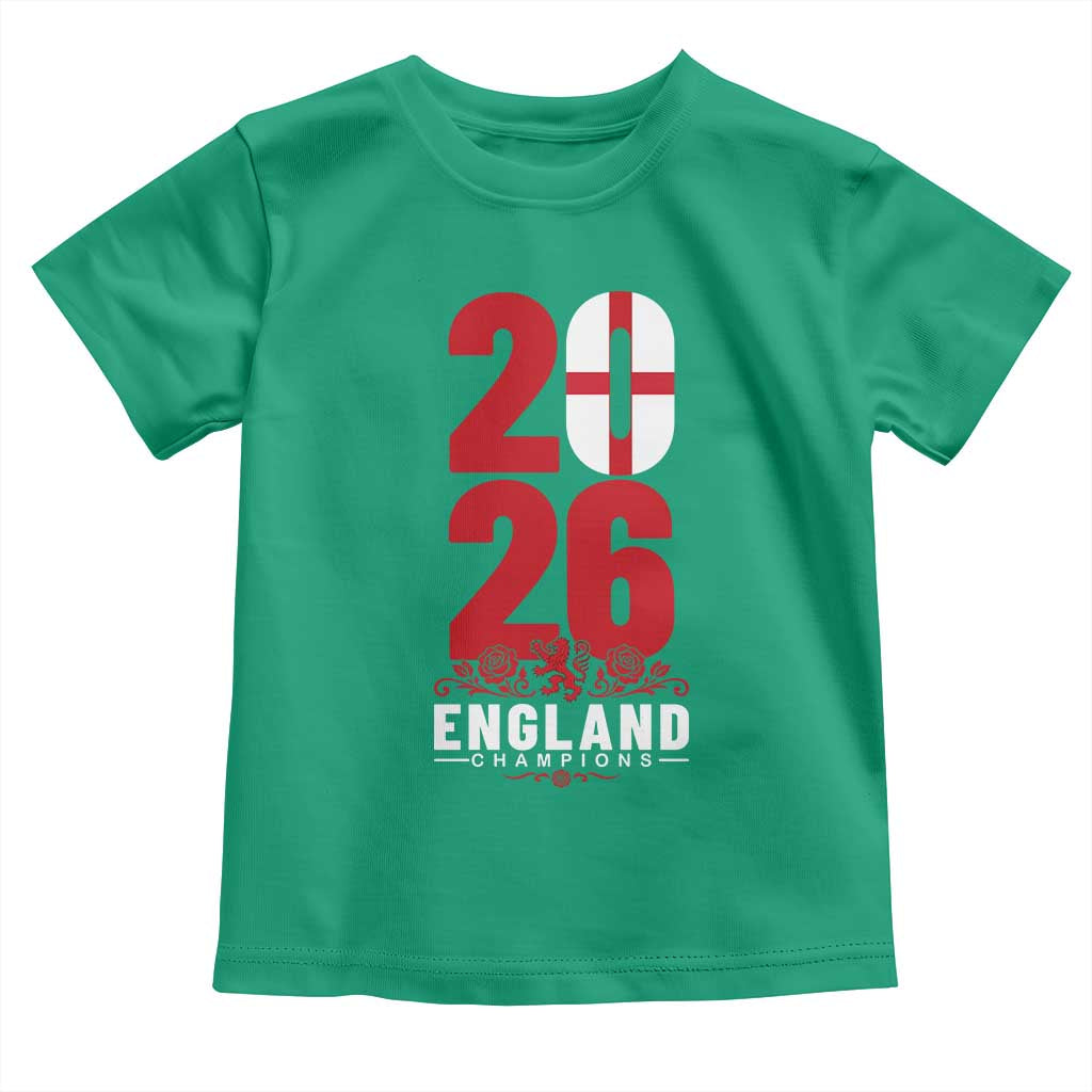 Vintage England Champions Toddler T Shirt Football Supporter Graphic