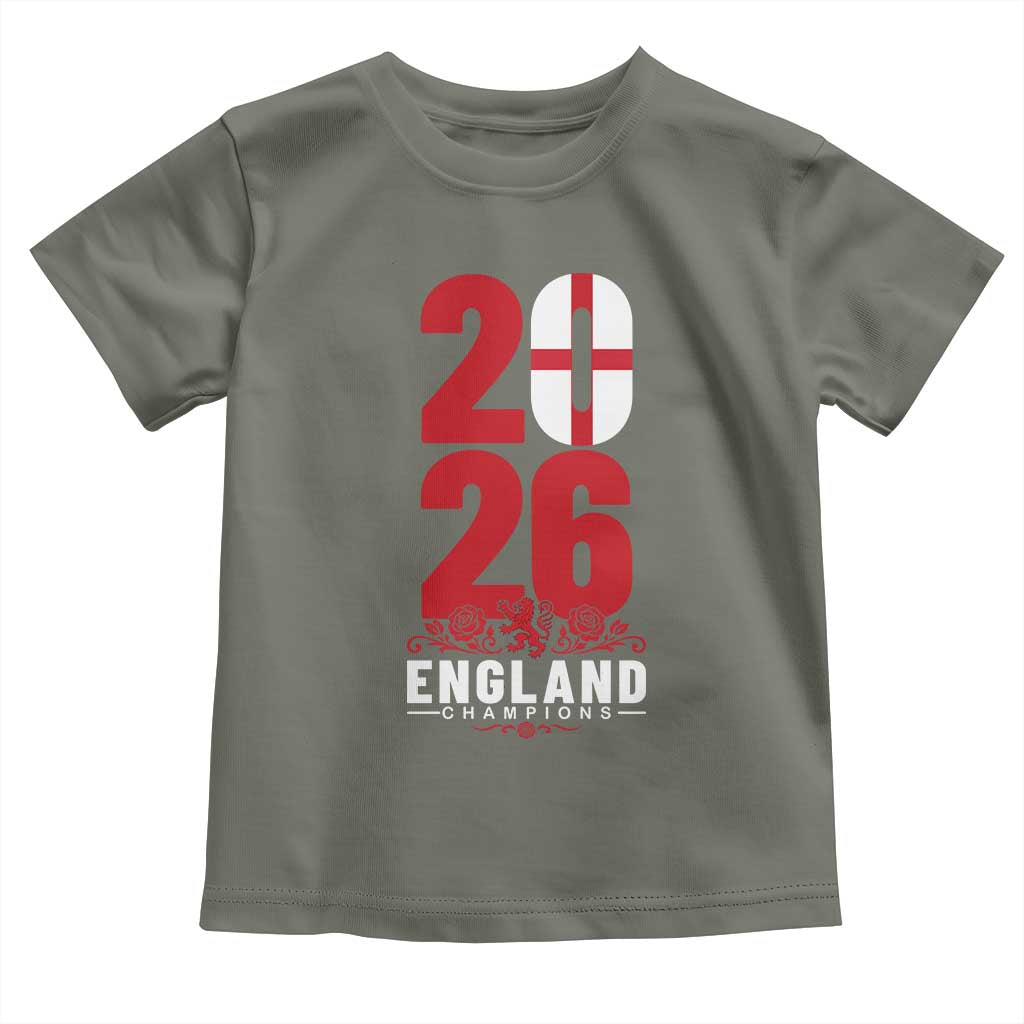 Vintage England Champions Toddler T Shirt Football Supporter Graphic