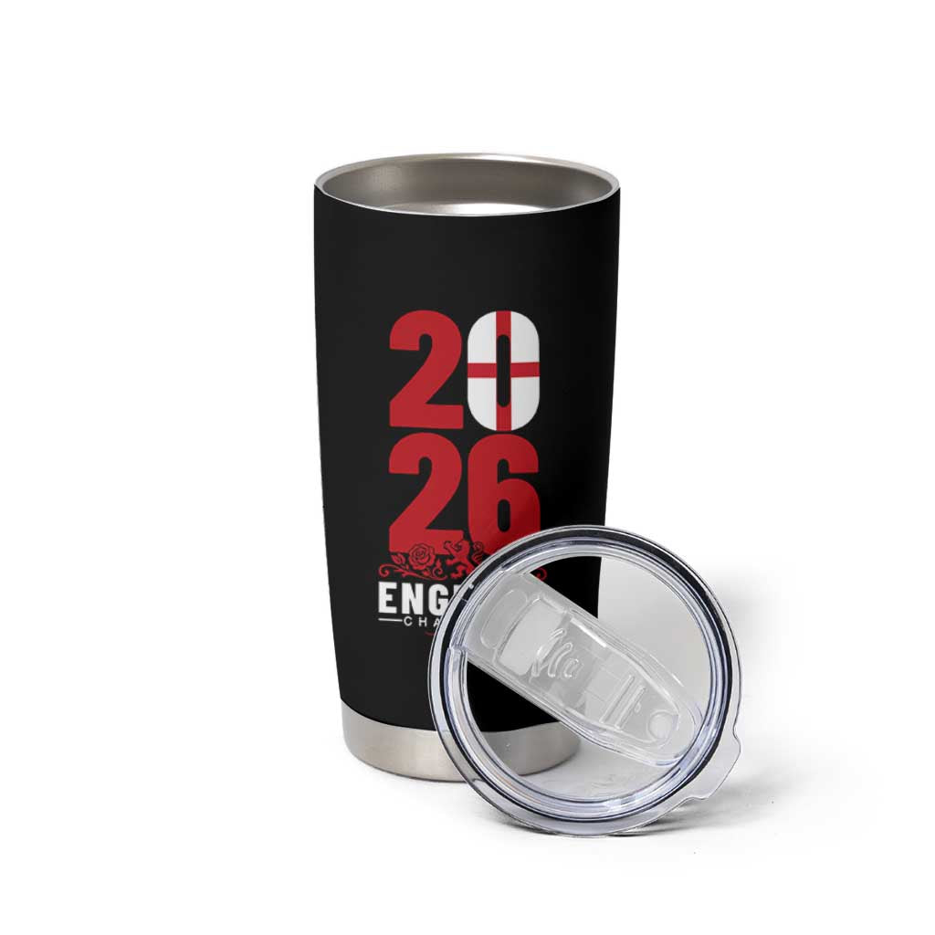 Vintage England Champions Tumbler Cup Football Supporter Graphic