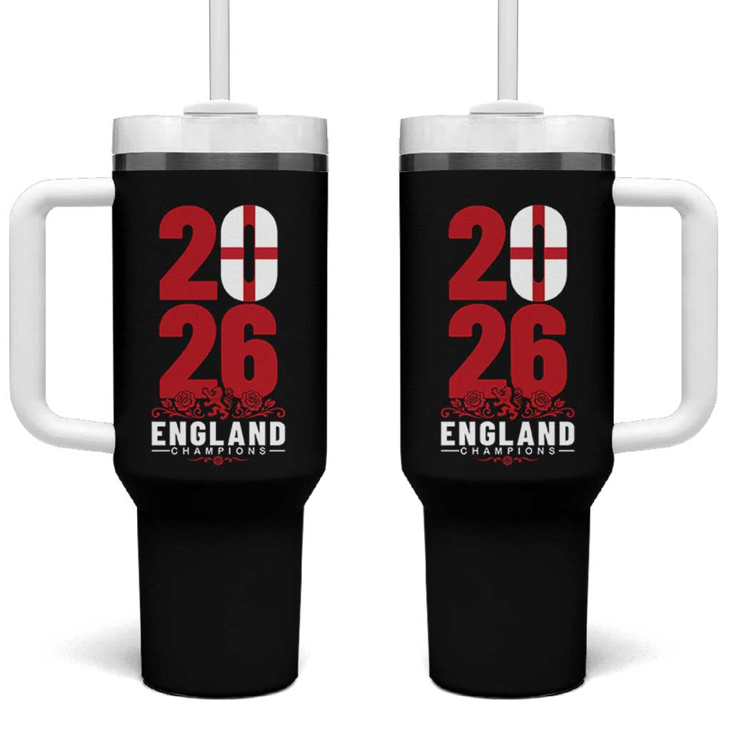 Vintage England Champions Tumbler With Handle Football Supporter Graphic