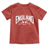 England Flag Heart Toddler T Shirt Patriotic English Pride Graphic Gift