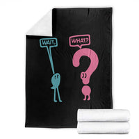 Wait What Grammar English Teacher Throw Blanket Funny Punctuation Gift