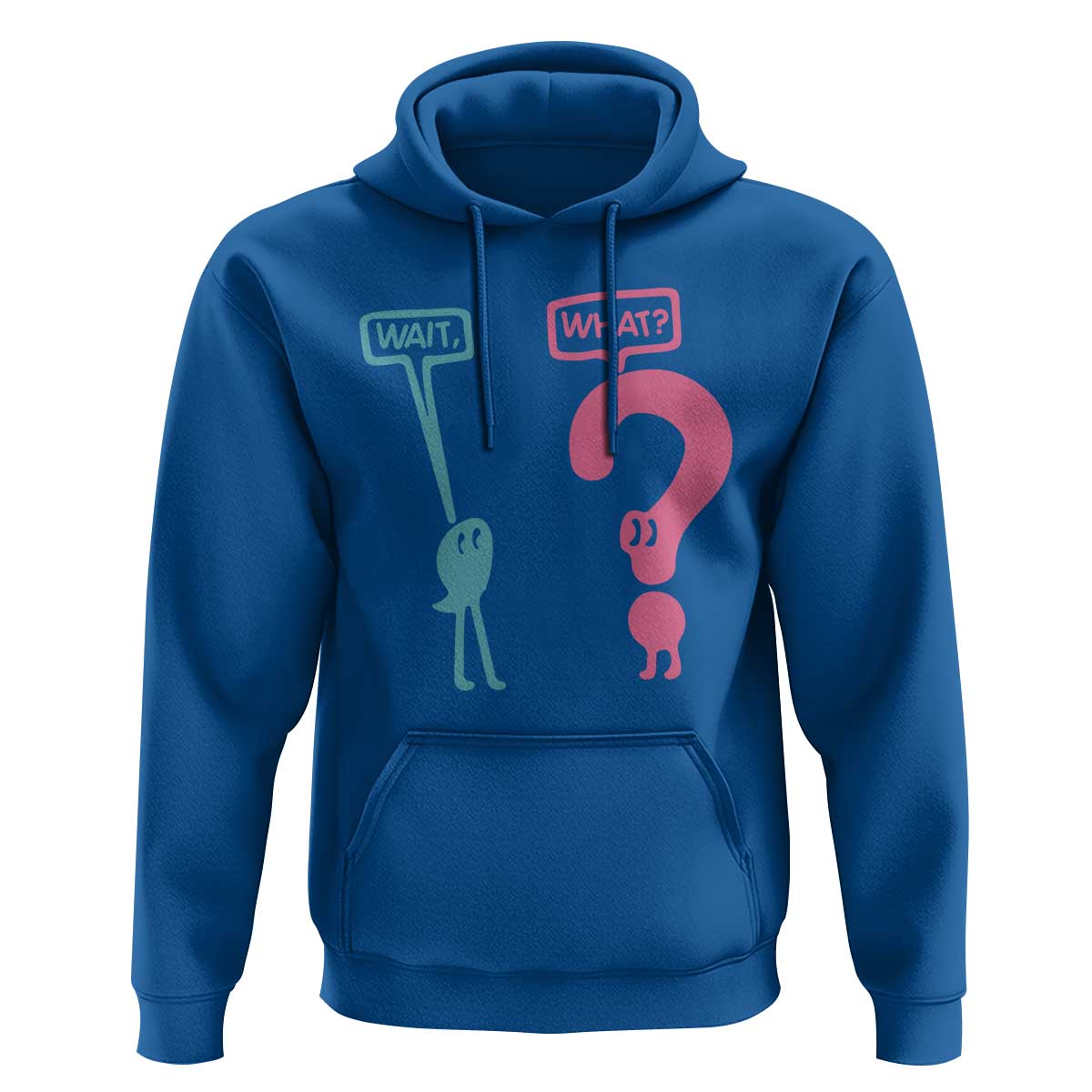 Wait What Grammar English Teacher Hoodie Funny Punctuation Gift