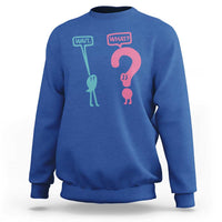 Wait What Grammar English Teacher Sweatshirt Funny Punctuation Gift