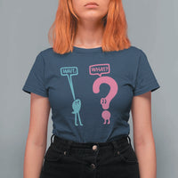 Wait What Grammar English Teacher T Shirt For Women Funny Punctuation Gift