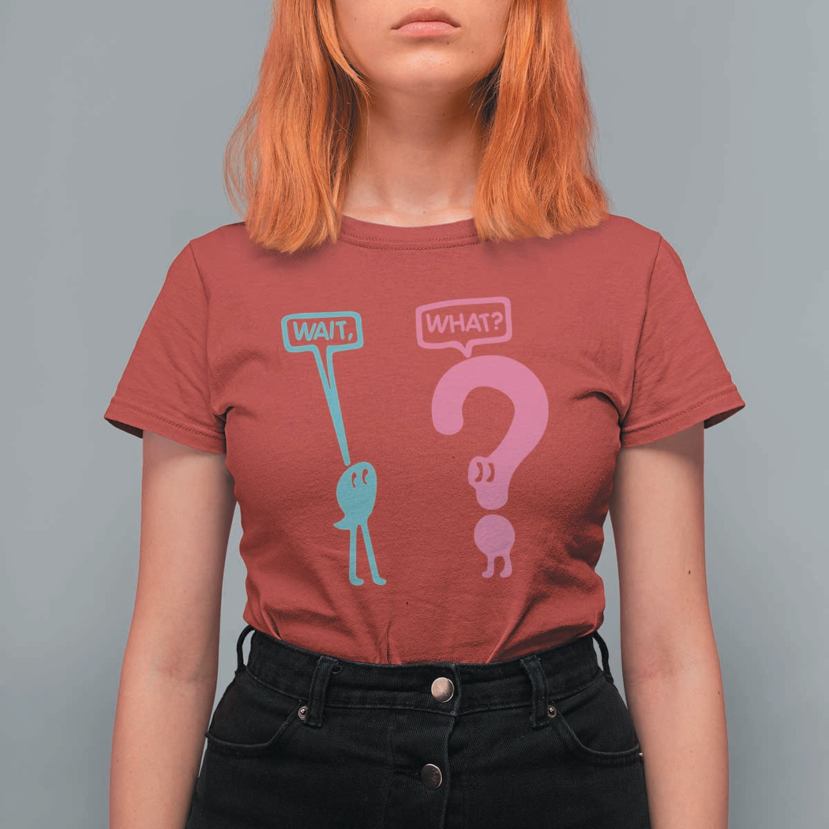 Wait What Grammar English Teacher T Shirt For Women Funny Punctuation Gift