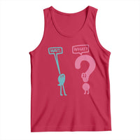 Wait What Grammar English Teacher Tank Top Funny Punctuation Gift