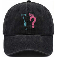 Wait What Grammar English Teacher Washed Cotton Baseball Cap Funny Punctuation Gift
