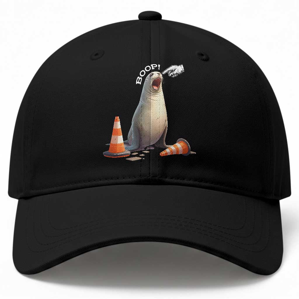 Funny Neil The Seal Boop Baseball Cap Viral Cute Seal Lover Gift