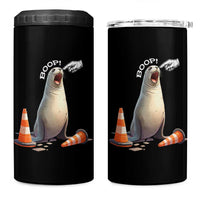 Funny Neil The Seal Boop 4 in 1 Can Cooler Tumbler Viral Cute Seal Lover Gift