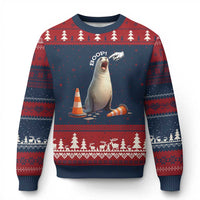 Funny Neil The Seal Boop Ugly Christmas Sweater Viral Cute Seal Lover Gift