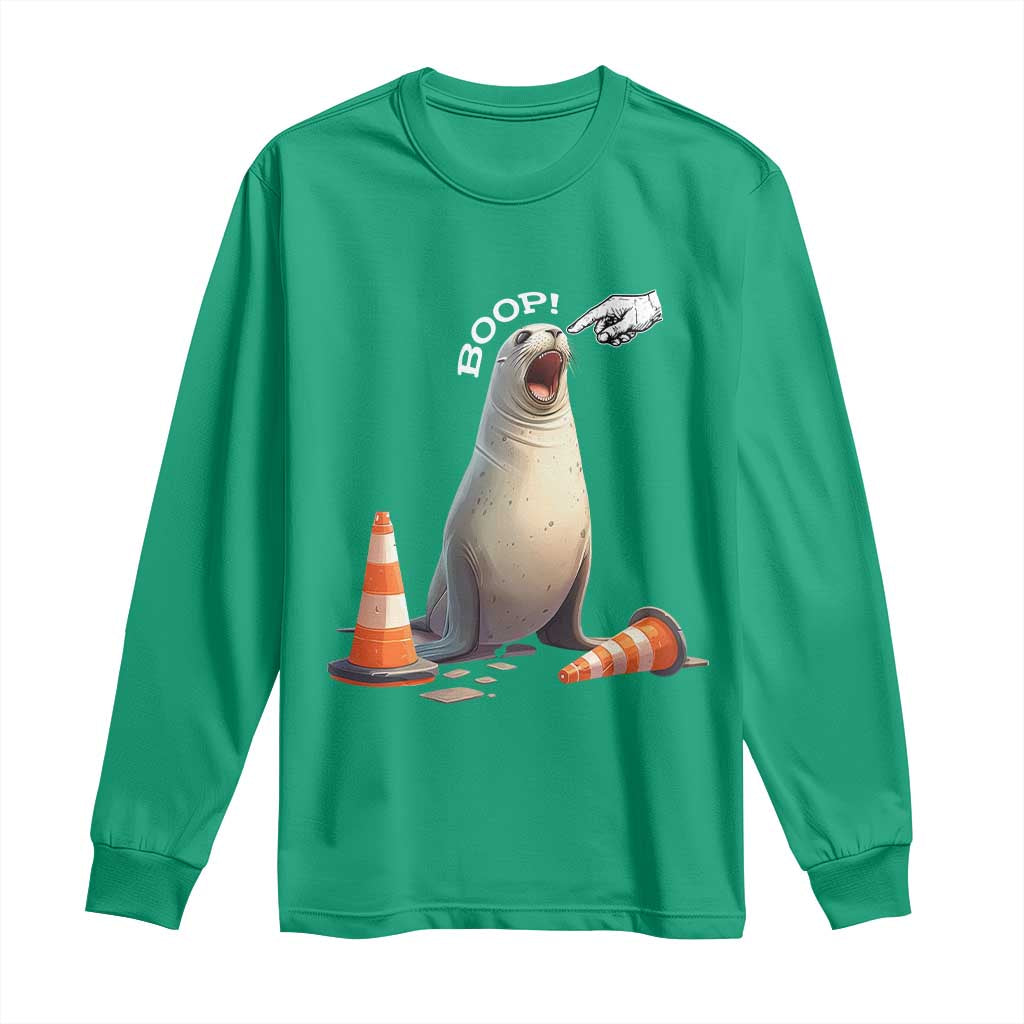 Funny Neil The Seal Boop Long Sleeve Shirt Viral Cute Seal Lover Gift